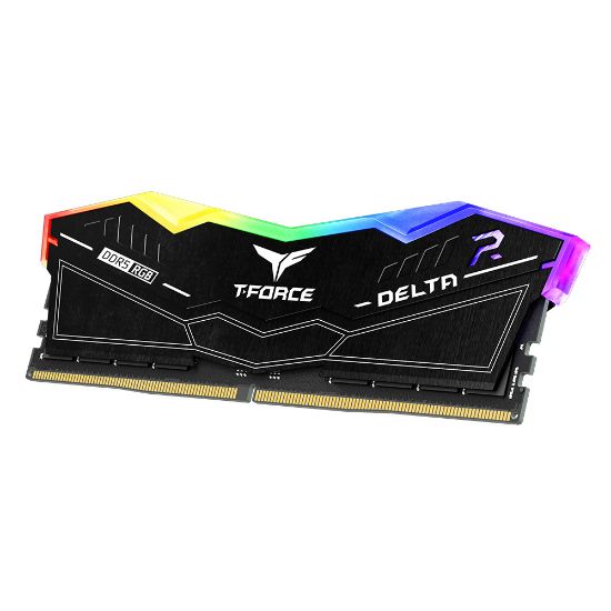 Team T-Force Delta RGB Black 32GB (2x16GB) 8000MHz CL38 DDR5 Gaming Ram (FF3D532G8000HC38DDC01) resmi