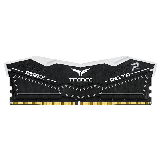 Team T-Force Delta RGB Black 32GB (2x16GB) 8000MHz CL38 DDR5 Gaming Ram (FF3D532G8000HC38DDC01) resmi