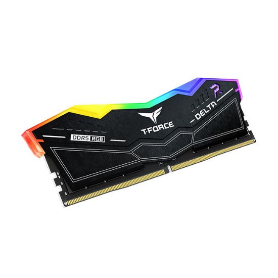 Team T-Force DELTA RGB Black 32GB(2x16GB) 6400Mhz DDR5 CL40 Gaming Ram (FF3D532G6400HC40BDC01) resmi