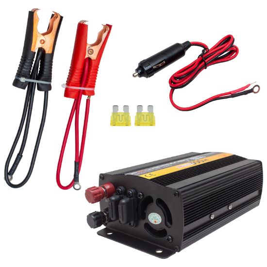 POWERMASTER PWR300-12 TEK DİJİTAL EKRAN 12 VOLT - 300 WATT MODIFIED SINUS WAVE INVERTER resmi