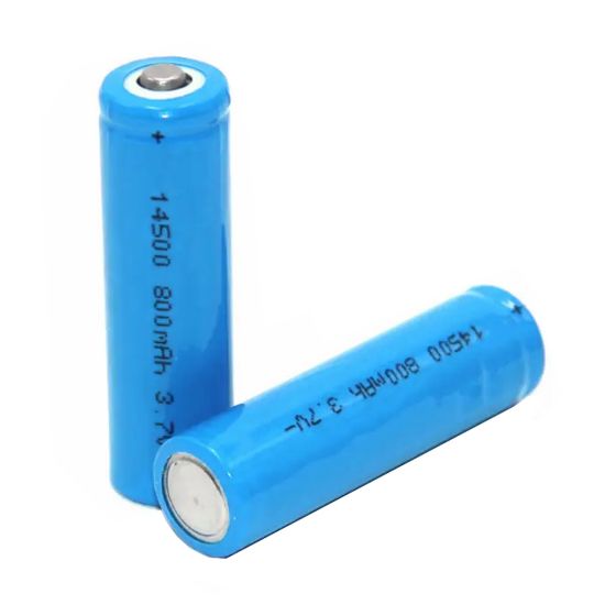 POWERMASTER PM-15944 14500 3.7 VOLT 800 MAH ŞARJ EDİLEBİLİR EL FENERİ PİLİ  (2Lİ PAKET FİYATI) resmi