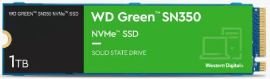 1TB WD GREEN M.2 NVMe SN350 3200/2500MB/s WDS100T3G0C SSD resmi