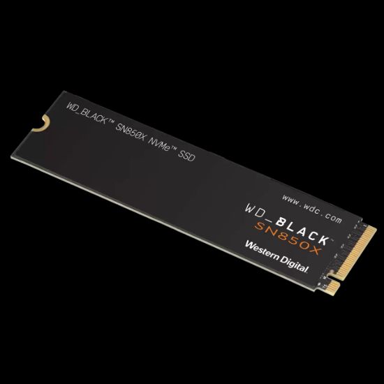 2TB WD BLACK SN850X M.2 NVMe 7300/6600MB/s WDS200T2X0E SSD resmi