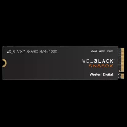 2TB WD BLACK SN850X M.2 NVMe 7300/6600MB/s WDS200T2X0E SSD resmi