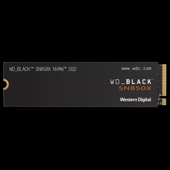 2TB WD BLACK SN850X M.2 NVMe 7300/6600MB/s WDS200T2X0E SSD resmi