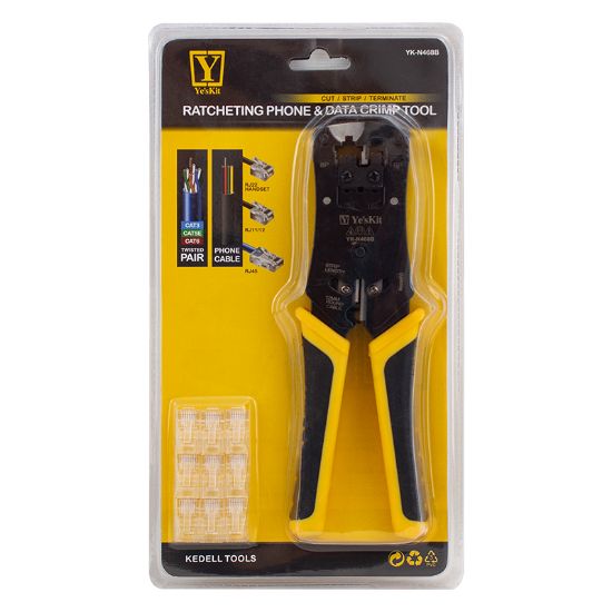 POWERMASTER YK-N468B RJ11-RJ12-RJ22-RJ45 SOKET SIKMA PENSESİ resmi