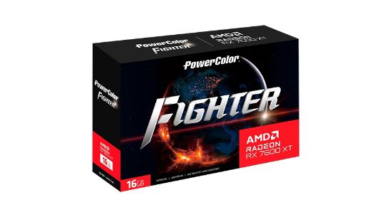 POWERCOLOR FIGHTER RX7600XT 16G-F GDDR6 128Bit resmi