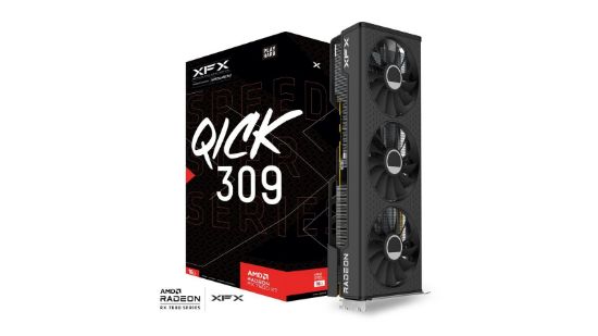 XFX Speedster QICK309 RX 7600XT 16GB GDDR6 128Bit (RX-76TQICKBP) resmi