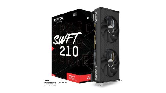 XFX Speedster SWFT 210 RX 7600XT 16GB GDDR6 128Bit (RX-76TSWFTFP) resmi