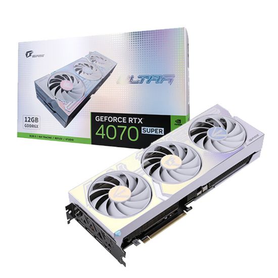 COLORFUL iGame RTX 4070 SUPER Ultra 12GB 192Bit GDDR6X (W-OC-12GB-V) resmi