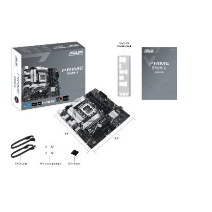 ASUS PRIME B760M-A-CSM DDR5 7200(OC)MHz M.2 HDMI mATX 1700p resmi