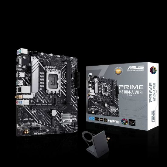 ASUS PRIME H610M-A WIFI DDR5 5600MHz M.2 HDMI mATX 1700p resmi