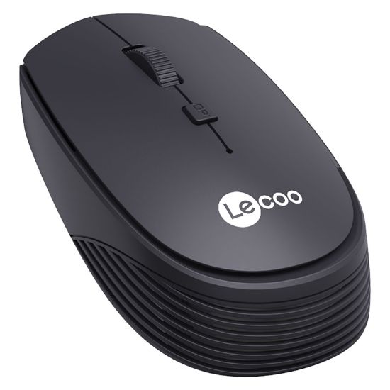 LENOVO LECOO WS202 1600 DPI 4 TUŞLU SİYAH KABLOSUZ MOUSE resmi