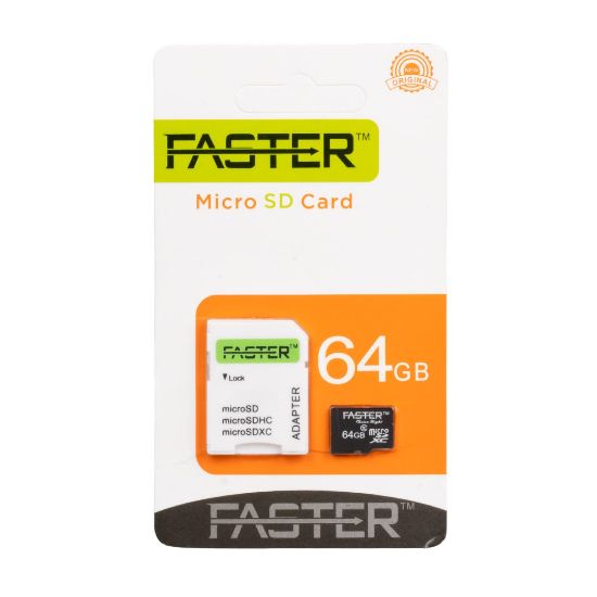 FASTER 64 GB MICRO SD HAFIZA KARTI resmi