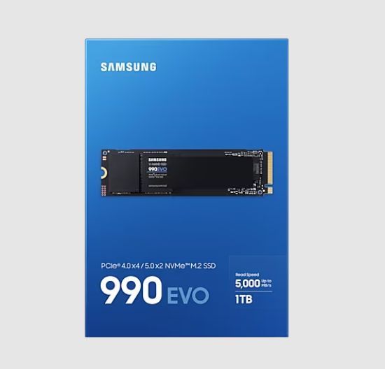 1TB SAMSUNG 5000/4200MB/s 990 PRO EVO M.2 NVMe MZ-V9E1T0BW  resmi