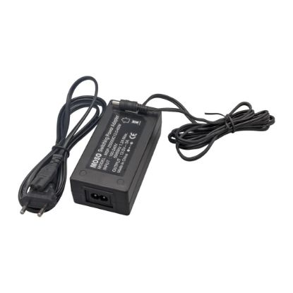 MOSO MSP-Z50000IC12.0-60W SİYAH 12 VOLT - 5 AMPER 60 WATT 5.5*2.5 UÇLU PLASTİK KASA MASAÜSTÜ ADAPTÖR KUTUSUZ resmi