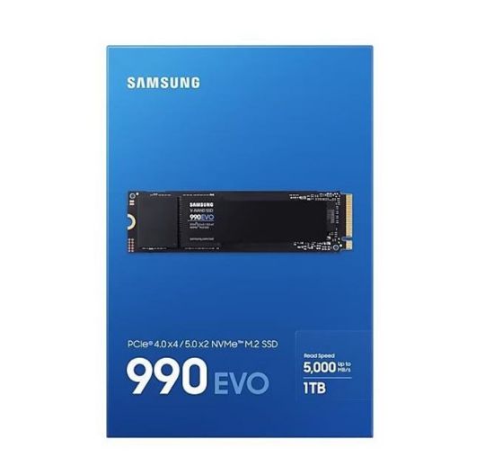 1TB SAMSUNG 5000/4200MB/s 990 PRO EVO M.2 NVMe MZ-V9E1T0BW  resmi