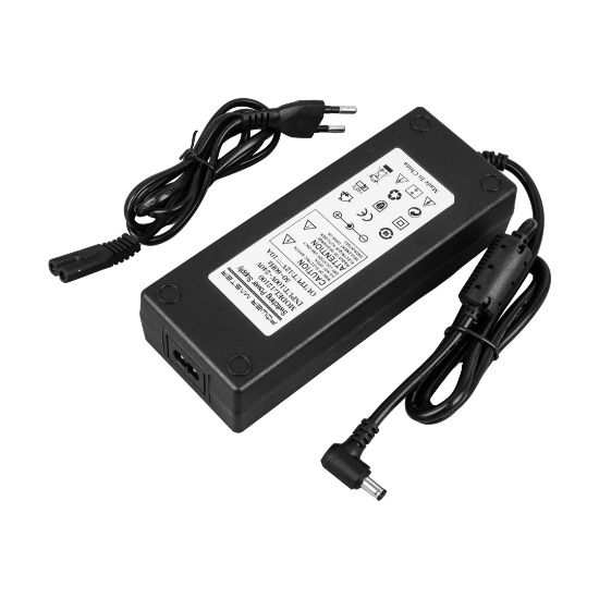 POWERMASTER PM-160 12 VOLT - 10 AMPER - 120 WATT 5.5*2.5 L UÇLU PLASTİK KASA MASAÜSTÜ ADAPTÖR resmi