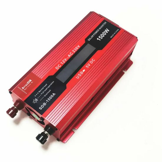 POWERMASTER PM-1500A 12 VOLT - 1500 WATT LCD EKRANLI USBLİ POWER INVERTER resmi