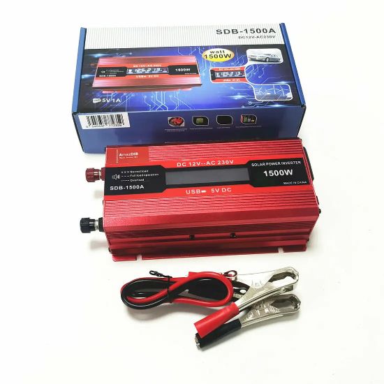 POWERMASTER PM-1500A 12 VOLT - 1500 WATT LCD EKRANLI USBLİ POWER INVERTER resmi