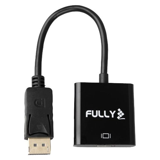 FULLY G-539CA DISPLAY PORT ERKEK TO HDMI DİŞİ 10 CM ÇEVİRİCİ KABLO resmi