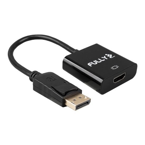 FULLY G-539CA DISPLAY PORT ERKEK TO HDMI DİŞİ 10 CM ÇEVİRİCİ KABLO resmi