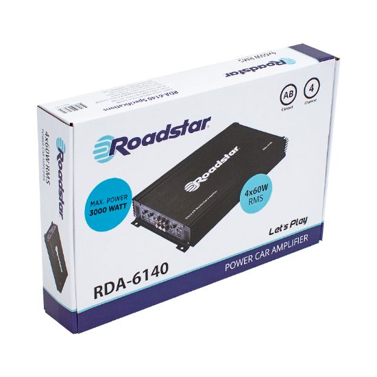 ROADSTAR RDA-6140 4 KANAL 3000 WATT OTO ANFİ resmi