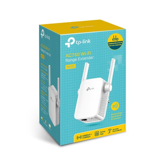 TP-LINK RE205 AC750 750Mbps PRİZ TİPİ MENZİL GENİŞLETİCİ resmi