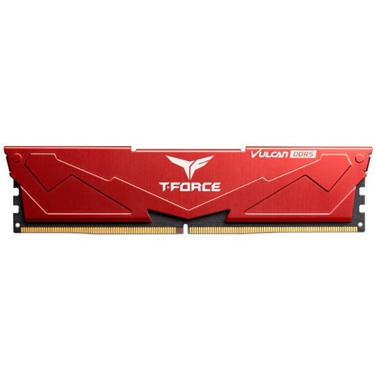 Team T-Force Vulcan Red 32GB (2x16GB) 5600Mhz CL36 DDR5 Gaming Ram (FLRD532G5600HC36BDC01)  resmi