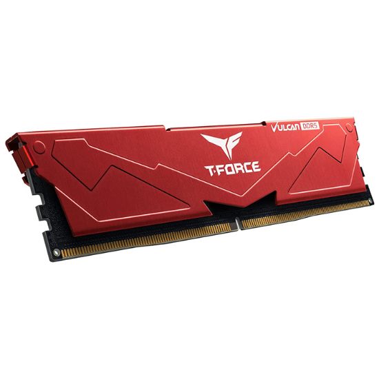Team T-Force Vulcan Red 32GB (2x16GB) 5600Mhz CL36 DDR5 Gaming Ram (FLRD532G5600HC36BDC01)  resmi