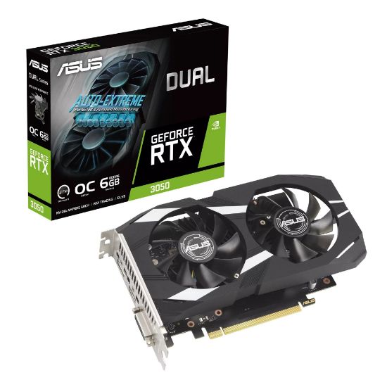 ASUS DUAL-RTX3050-O6G GDDR6 DVI HDMI DP 96BİT resmi