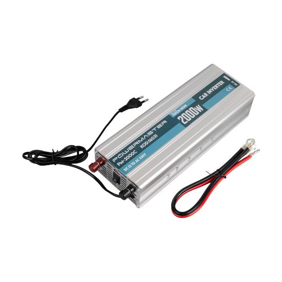 POWERMASTER PM-2000C 12 VOLT - 2000 WATT ŞARJLI INVERTER resmi