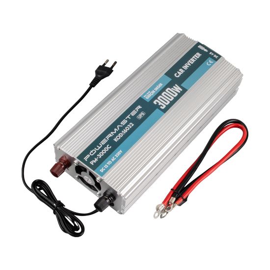 POWERMASTER PM-3000C 12 VOLT - 3000 WATT ŞARJLI INVERTER resmi