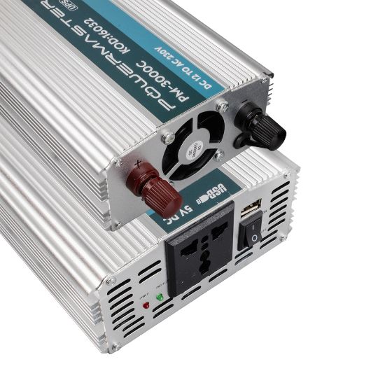 POWERMASTER PM-3000C 12 VOLT - 3000 WATT ŞARJLI INVERTER resmi