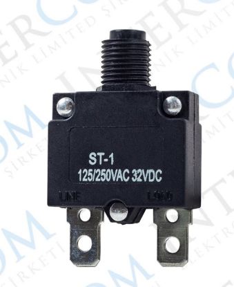 ST SERİSİ TERMİK RESETLİ 125/250VAC 32 VOLT DC 40 AMPER SİGORTA (IC-271S) resmi