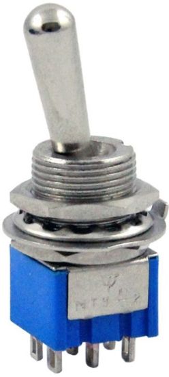 TOGGLE SWİTCH ON-OFF Ø12MM MTS-202L (IC-148G) resmi