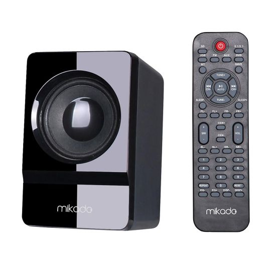 MIKADO MD-581BT 110W USB+SD+FM+BT DESTEKLİ 5+1 SES SİSTEMİ resmi