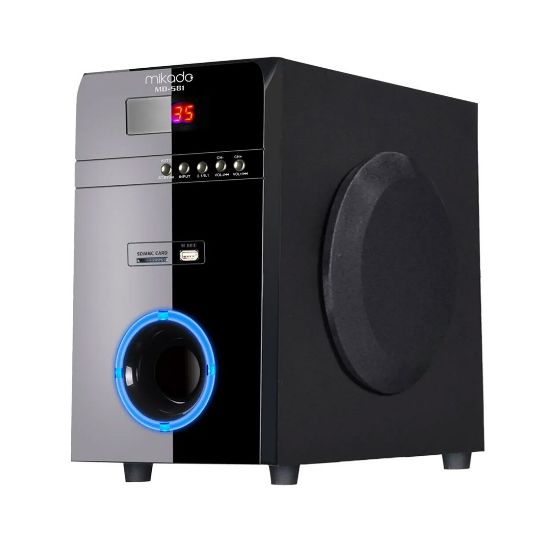 MIKADO MD-581BT 110W USB+SD+FM+BT DESTEKLİ 5+1 SES SİSTEMİ resmi