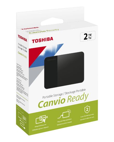 2TB CANVIO READY 2.5" USB3.2 TOSHIBA HDTP320EK3AA resmi