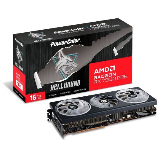 POWERCOLOR HELLHOUND RX7900GRE 16G-L/OC 16GB GDDR6 256Bit resmi