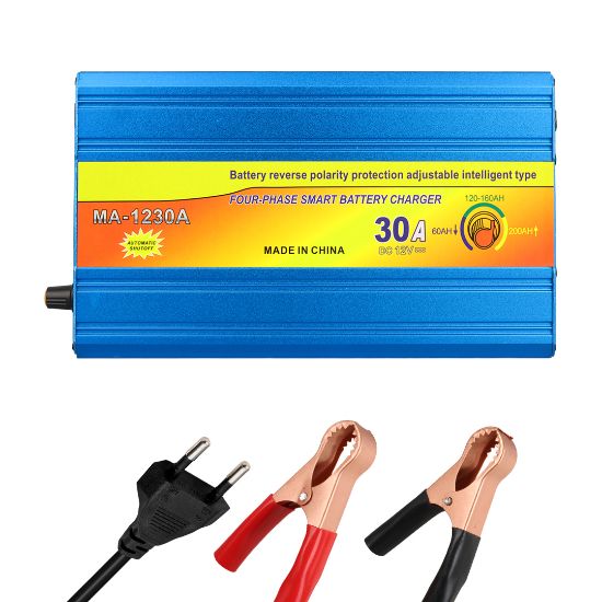 POWERMASTER MA-1230A 12 VOLT - 30 AMPER AKILLI AKÜ ŞARJ CİHAZI resmi