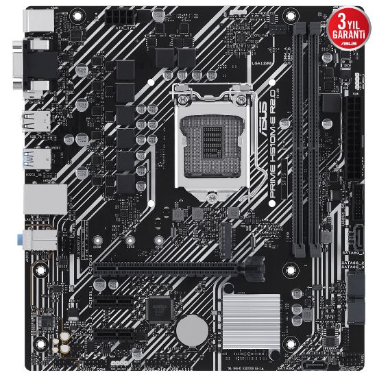 ASUS PRIME H510M-E R2.0 3200Mhz DDR4 HDMI DP 1200p resmi