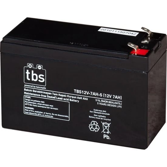 TUNCMATIK USB BLACK BATTERY 12V-7AH UPS TIPAKU TSK7032 resmi