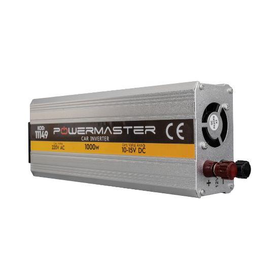 POWERMASTER PM-11149 12 VOLT - 1000 WATT MODIFIED SINUS INVERTER (10-15V ARASI-220V AC) resmi