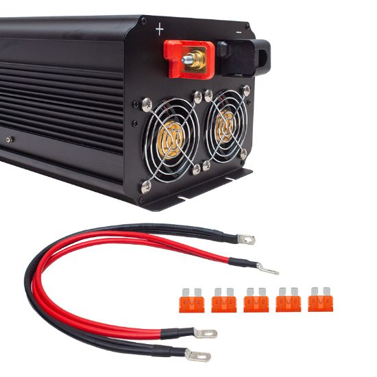 POWERMASTER PWR2500-12 ÇİFT DİJİTAL EKRAN 12 VOLT - 2500 WATT MODIFIED SINUS WAVE INVERTER resmi