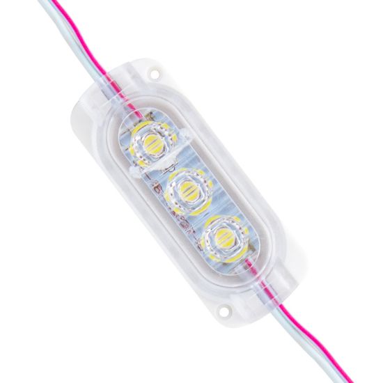 POWERMASTER MODÜL LED 12V 0.6W SOĞUK BEYAZ 2835 65X25 MM IP65 120LM 160 DERECE resmi