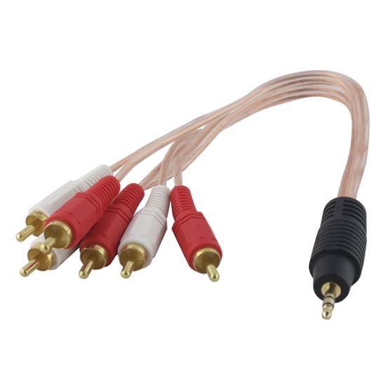 POWERMASTER 3.5 MM STEREO ERKEK / 6 RCA ERKEK 5+1 KABLO resmi