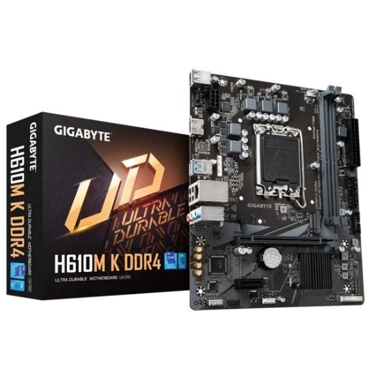 GIGABYTE H610M K 3200Mhz M.2 MATX 1700p resmi