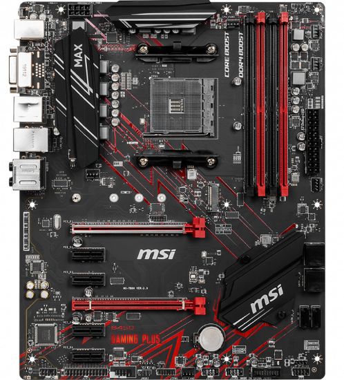 MSI B450 GAMING PLUS MAX AM4 DDR4 3466(OC)DVI HDMI USB3.2 ATX resmi