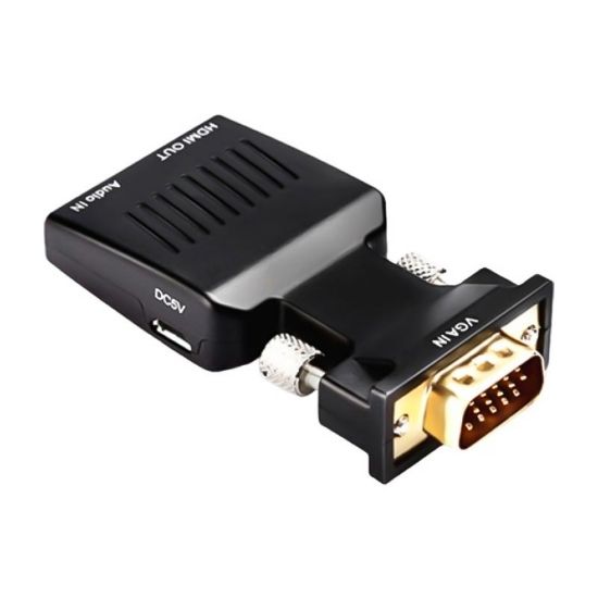 POWERMASTER PM-4276 AUDIO ÇIKIŞLI VGA TO HDMI ÇEVİRİCİ ADAPTÖR 1080HD resmi